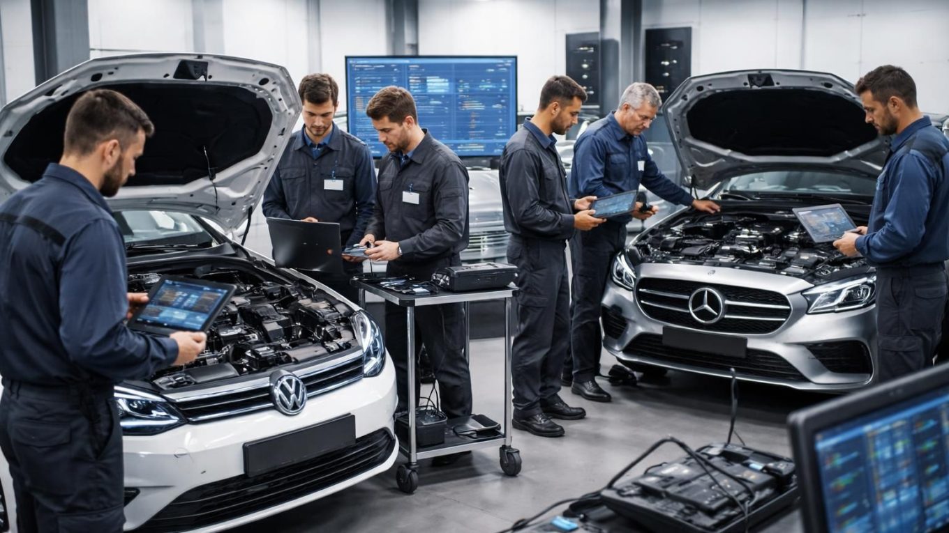 obtenez votre certification en diagnostic électronique automobile avec notre formation ssi spécialisée pour volkswagen et mercedes-benz. maîtrisez les technologies avancées et optimisez vos compétences dès maintenant.